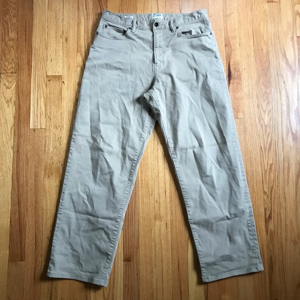 Todd Snyder 5 Pocket Men's Chinos Relaxed Fit Light Khaki 31x29